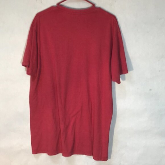 Disney Star Wars Red Han Solo Millennium Falcon Short Sleeve Tee T Shirt XL - Picture 7 of 7